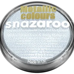 Party Delights Snazaroo Electric Silver Face Paint - 18Ml< Face Paints