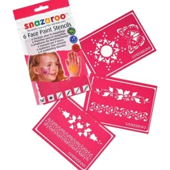 Party Delights Snazaroo Face Paint Stencils (6Pk)< Face Paints