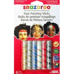 Party Delights Snazaroo Girls Face Painting Sticks (6Pk)< Face Paints