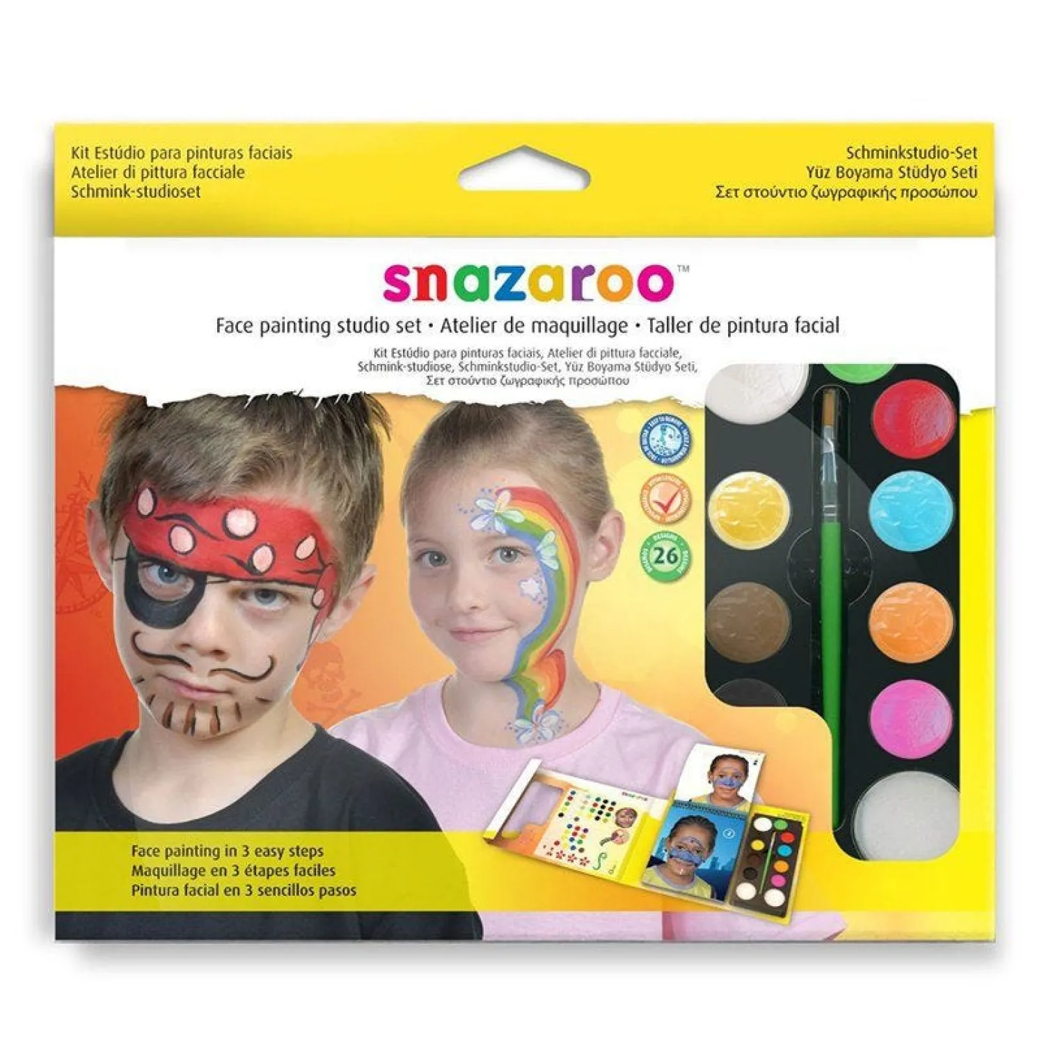 Party Delights Snazaroo Studio Face Painting Kit< Instant Outfits