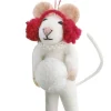 Snowball Mouse Tree Decoration<Party Delights Hot