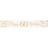 Party Delights Sparking Fizz 'Happy 60Th Birthday' Banner - 2.7M< Banners