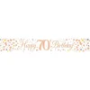Party Delights Sparking Fizz 'Happy 70Th Birthday' Banner - 2.7M< Banners