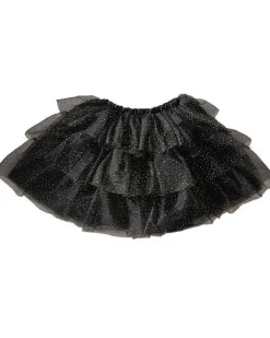 Sparkle Black & Gold Tiered Tutu - 5-7 Years<Party Delights Outlet