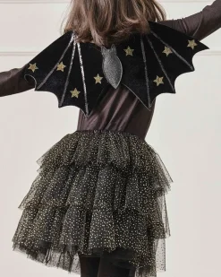 Sparkle Black & Gold Tiered Tutu - 5-7 Years<Party Delights Outlet