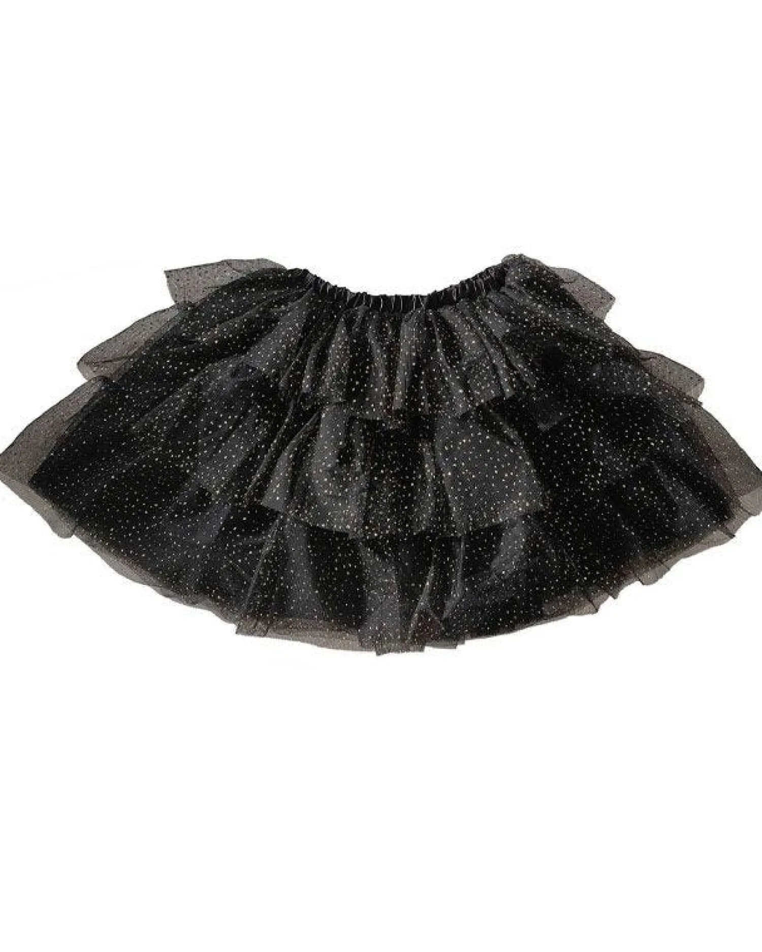 Sparkle Black & Gold Tiered Tutu 3-5 Years<Party Delights New