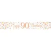 Party Delights Sparkling Fizz 'Happy 90Th Birthday' Banner - 2.7M< Banners