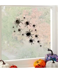 Spider Window Clings<Party Delights Online