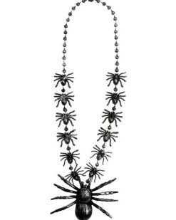 Spiders Necklace - 40Cm<Party Delights New