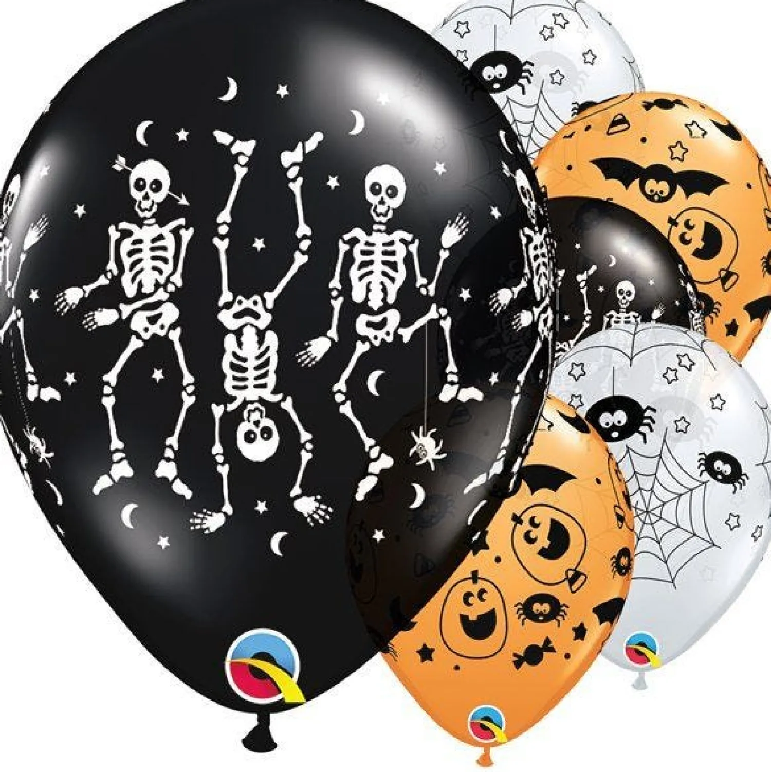 Spooky Assorted Balloons - 11" Latex (25Pk)<Party Delights Outlet