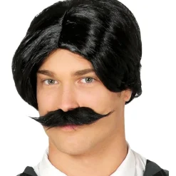 Party Delights Spooky Family Dad Wig & Moustache< Wigs