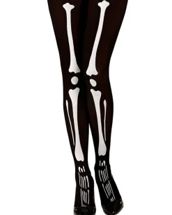 Spooky Skeleton Tights - Adult Plus Size<Party Delights Hot