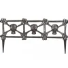 Spooky Skull Plastic Fencing - 58Cm X 29Cm<Party Delights
