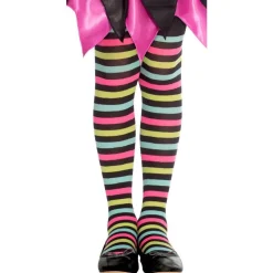 Spot Witch Striped Tights - Child 3-5 Years<Party Delights Discount