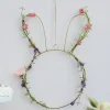 Party Delights Spring Foliage Bunny Wreath - 32Cm< Flowers & Foliage