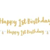 Party Delights 1St Birthday Blue Letter Banner - 1.8M< Banners