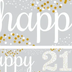 Party Delights 21St Birthday Paper Banners - 1M (3Pk)< Banners