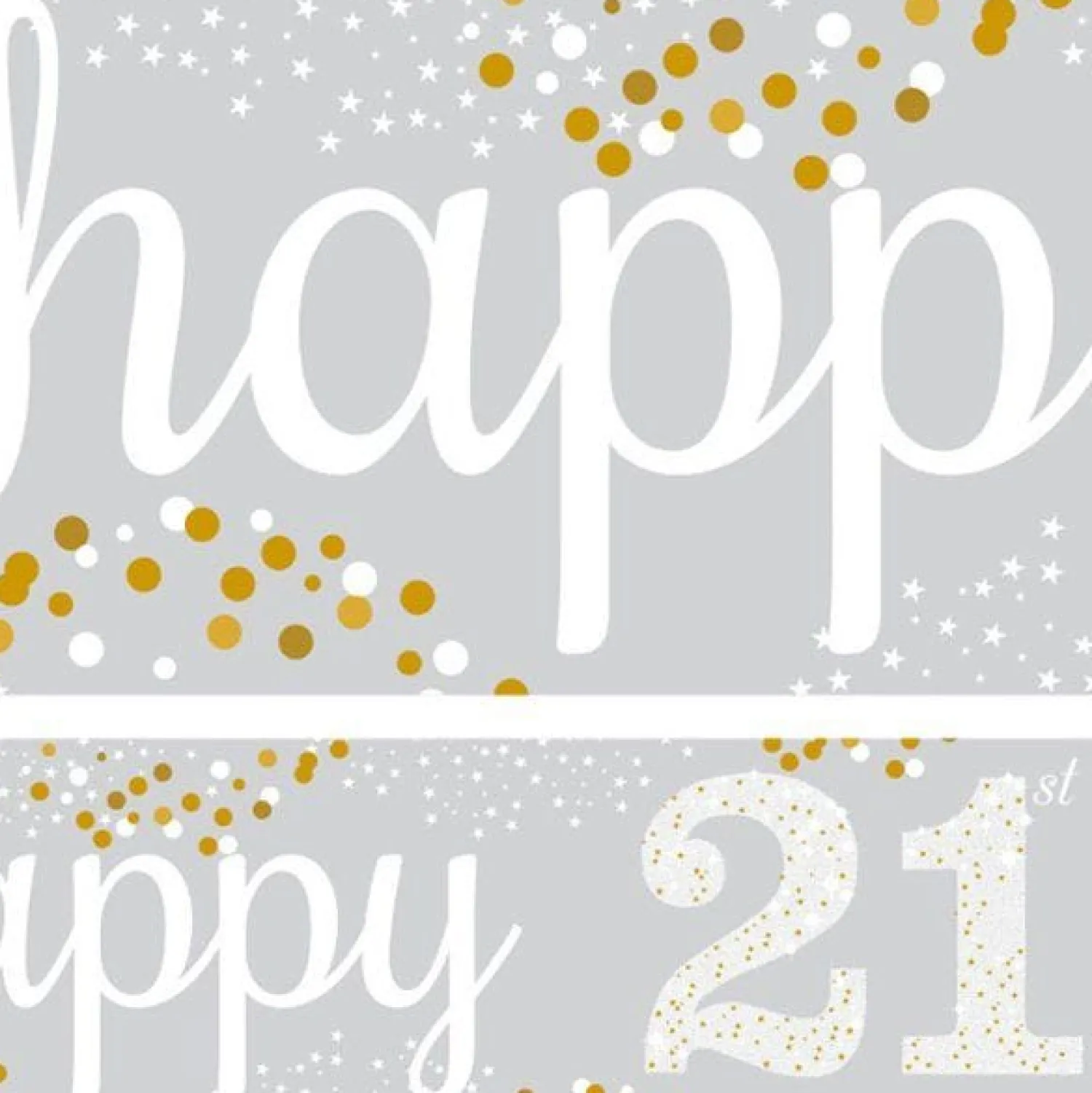 Party Delights 21St Birthday Paper Banners - 1M (3Pk)< Banners