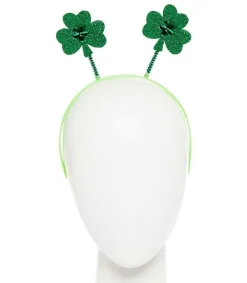 Party Delights St Patrick's Day Glitter Shamrock Headband< Hats & Headwear