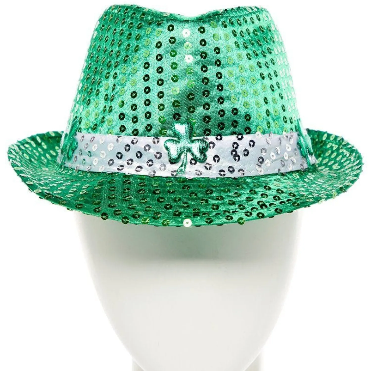 Party Delights St Patrick's Day Sequin Fedora Hat< Hats & Headwear