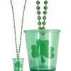 Party Delights St Patrick's Day Shot Glass Necklace< Costume Props