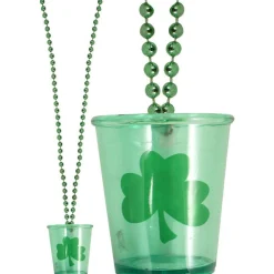 Party Delights St Patrick's Day Shot Glass Necklace< Costume Props