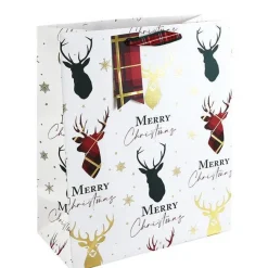 Stag Large Gift Bag - 33Cm X 26.5Cm<Party Delights Discount