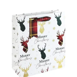 Stag Medium Gift Bag - 25.5Cm X 21.5Cm<Party Delights Clearance