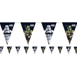Party Delights Star Wars Galaxy Paper Flag Bunting - 2.3M< Bunting