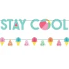 Party Delights Stay Cool' Paper Banner Kit (2Pk)< Banners