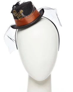 Steampunk Gear Mini Top Hat<Party Delights