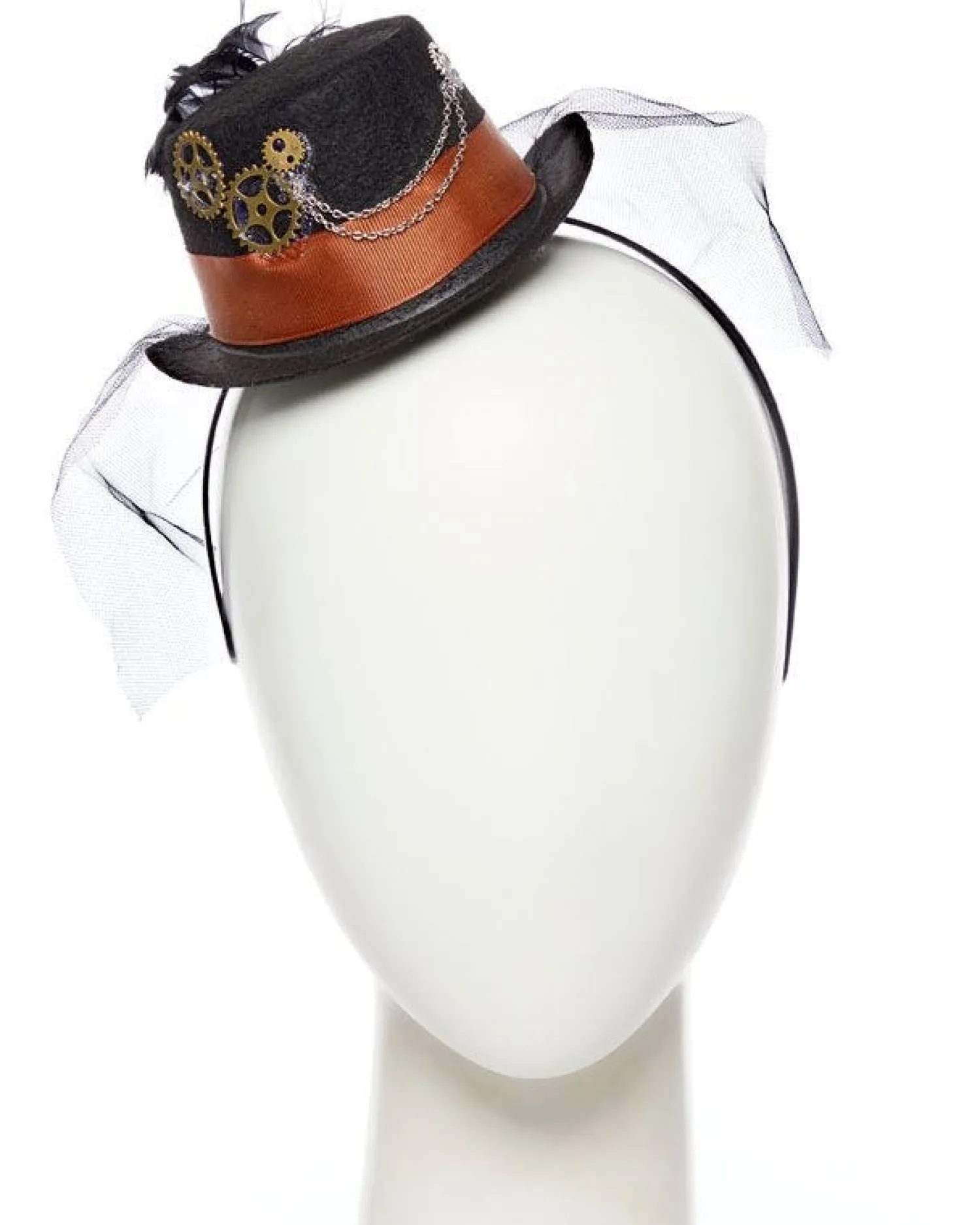 Steampunk Gear Mini Top Hat<Party Delights