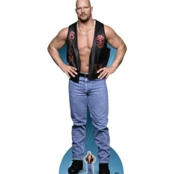 Party Delights Stone Cold Steve Austin Wwe Cardboard Cutout - 187Cm X 82Cm< Cardboard Cut Outs