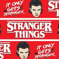 Stranger Things Paper Banners - 1M (3Pk)<Party Delights Online