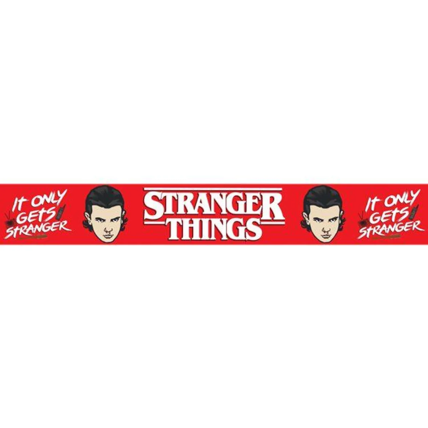 Stranger Things Paper Banners - 1M (3Pk)<Party Delights Online