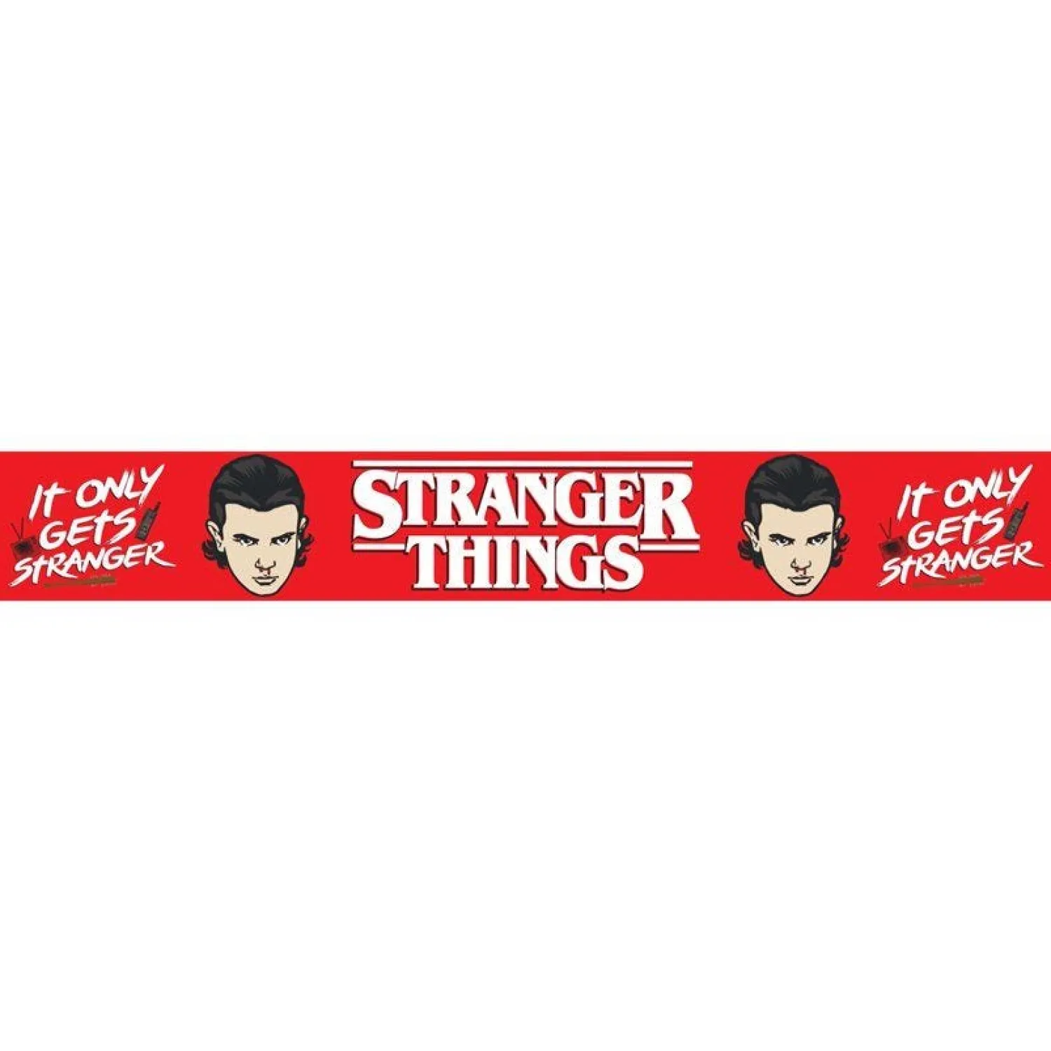 Stranger Things Paper Banners - 1M (3Pk)<Party Delights Online