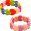 Party Delights Stretchy Heart Bracelet - Plastic< Wearables