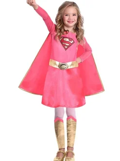 Supergirl Pink - Child Costume<Party Delights Hot