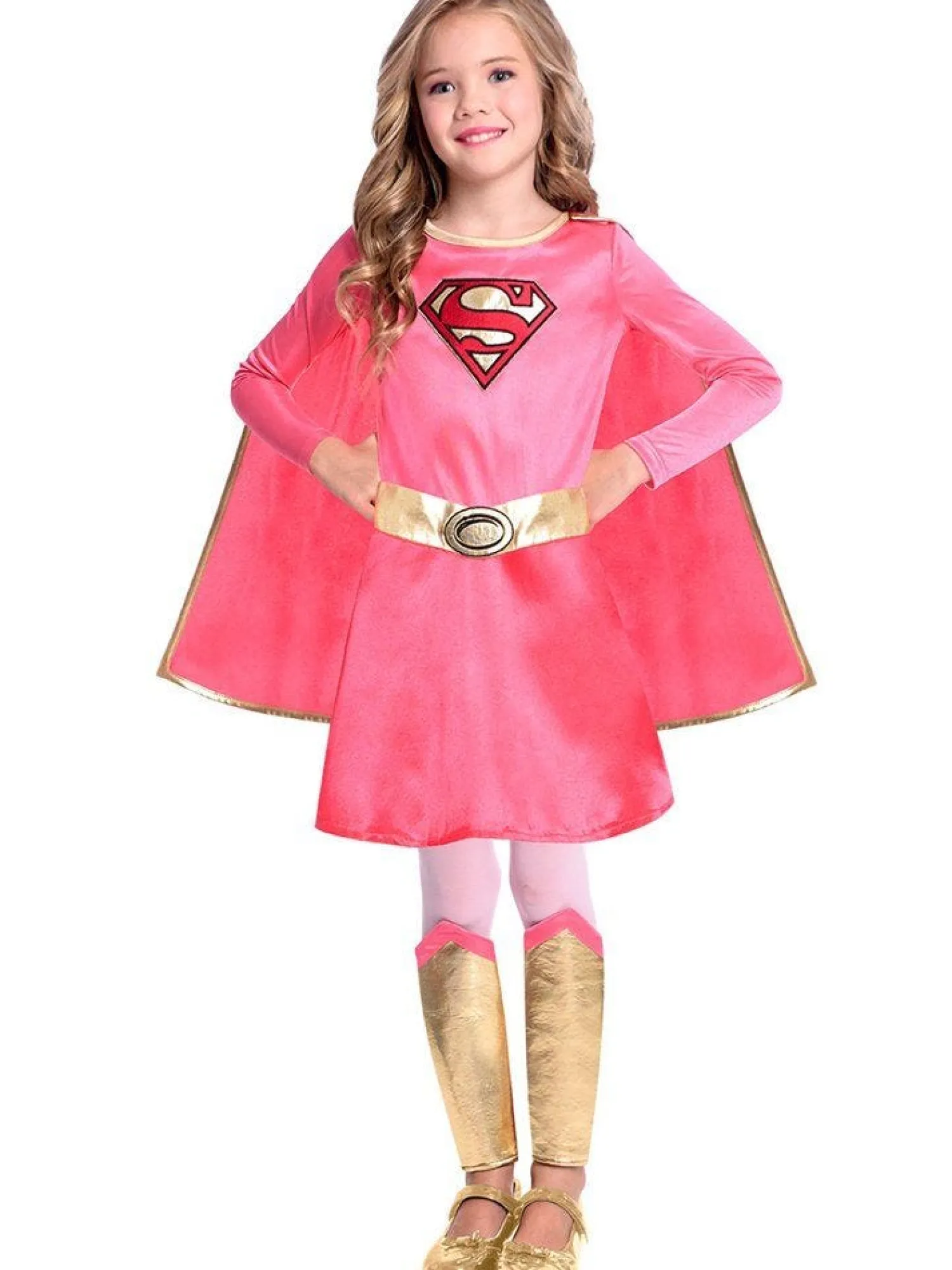 Supergirl Pink - Child Costume<Party Delights Hot