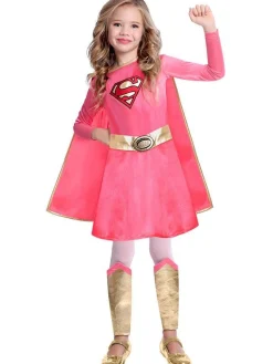 Supergirl Pink - Child Costume<Party Delights Hot