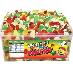 Party Delights Sweetzone Halal Fruity Hearts - 960G< Sweets