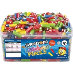 Party Delights Sweetzone Halal Rainbow Pencils - 960G< Sweets
