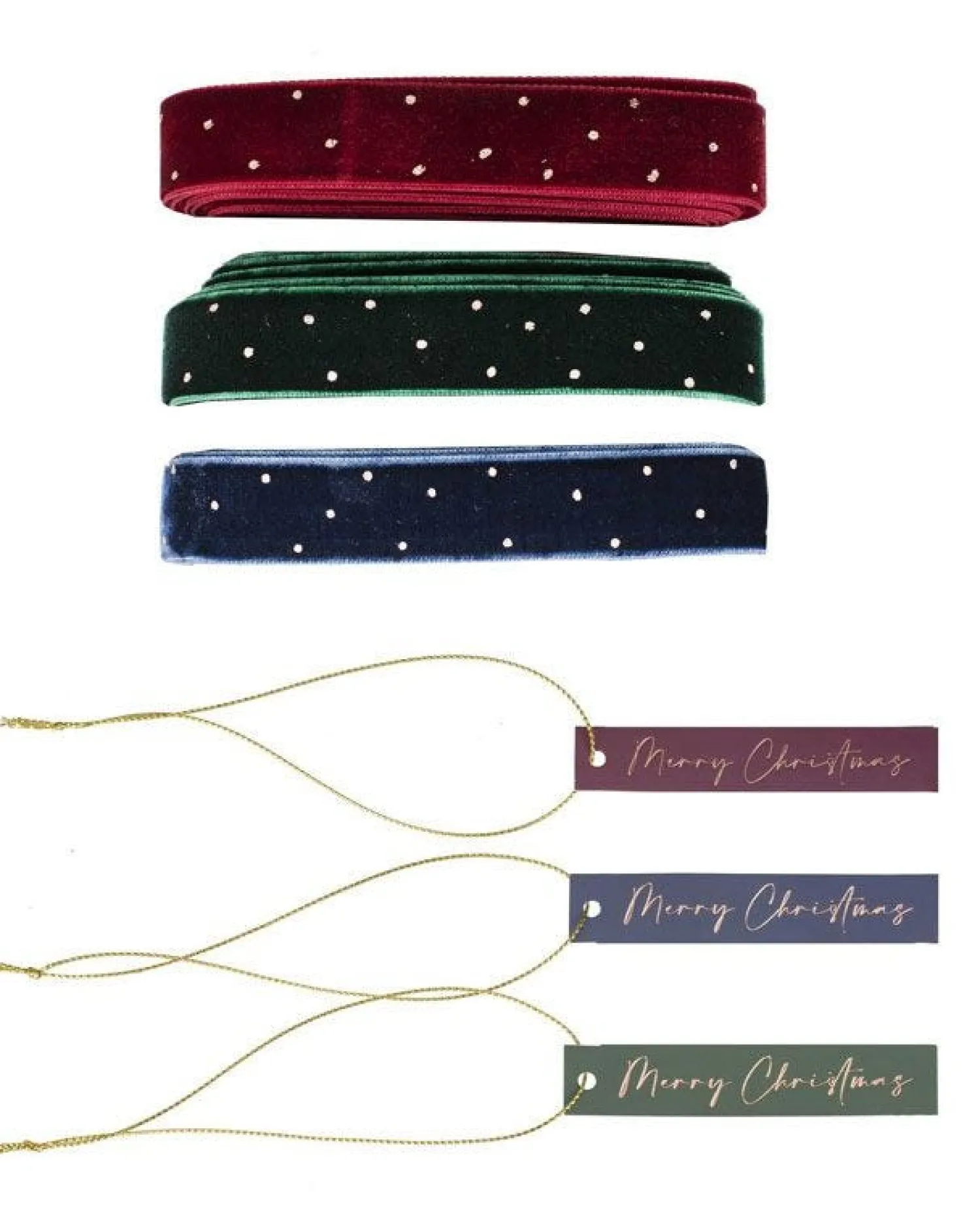 Tags And Ribbon Wrap Accessories Set (5Pcs)<Party Delights Best