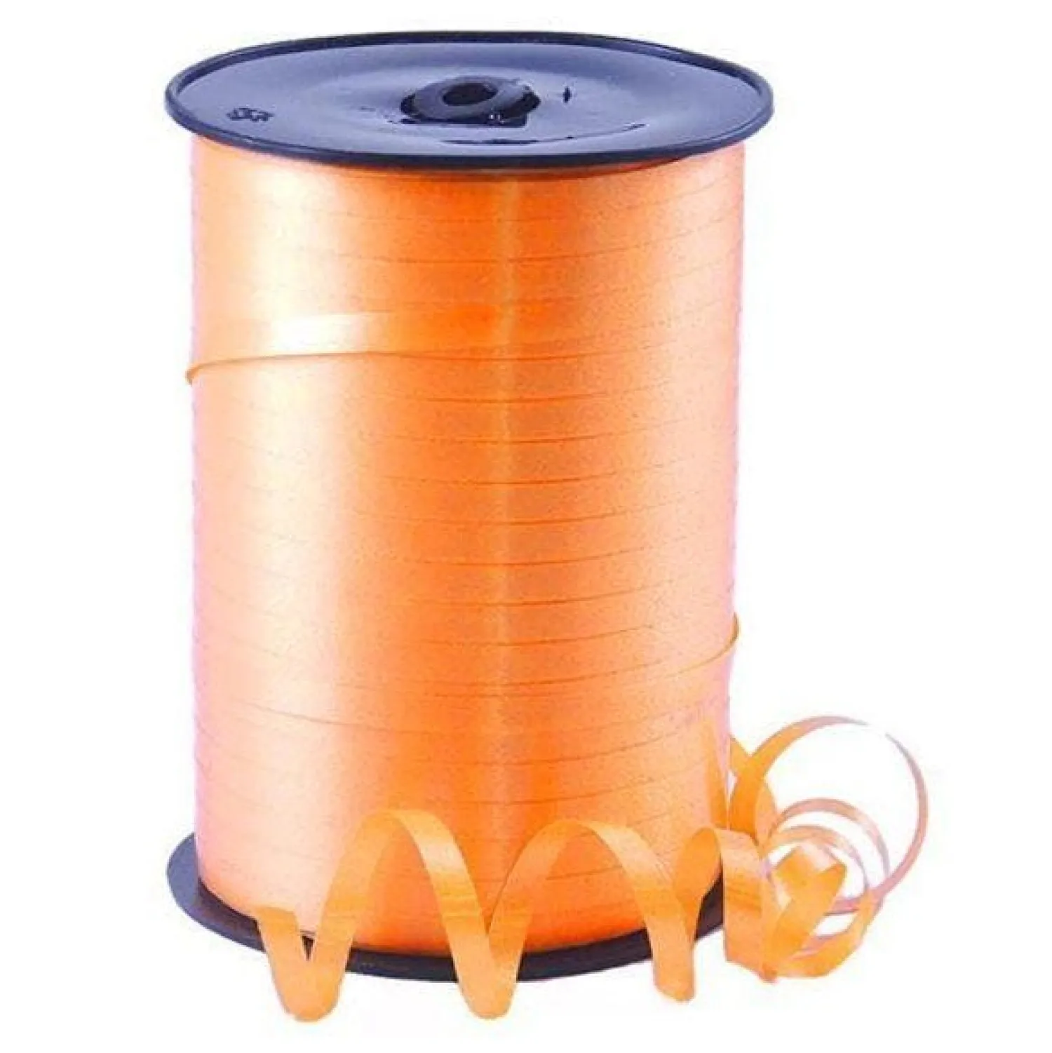 Tangerine Curling Balloon Ribbon - 500M<Party Delights Outlet