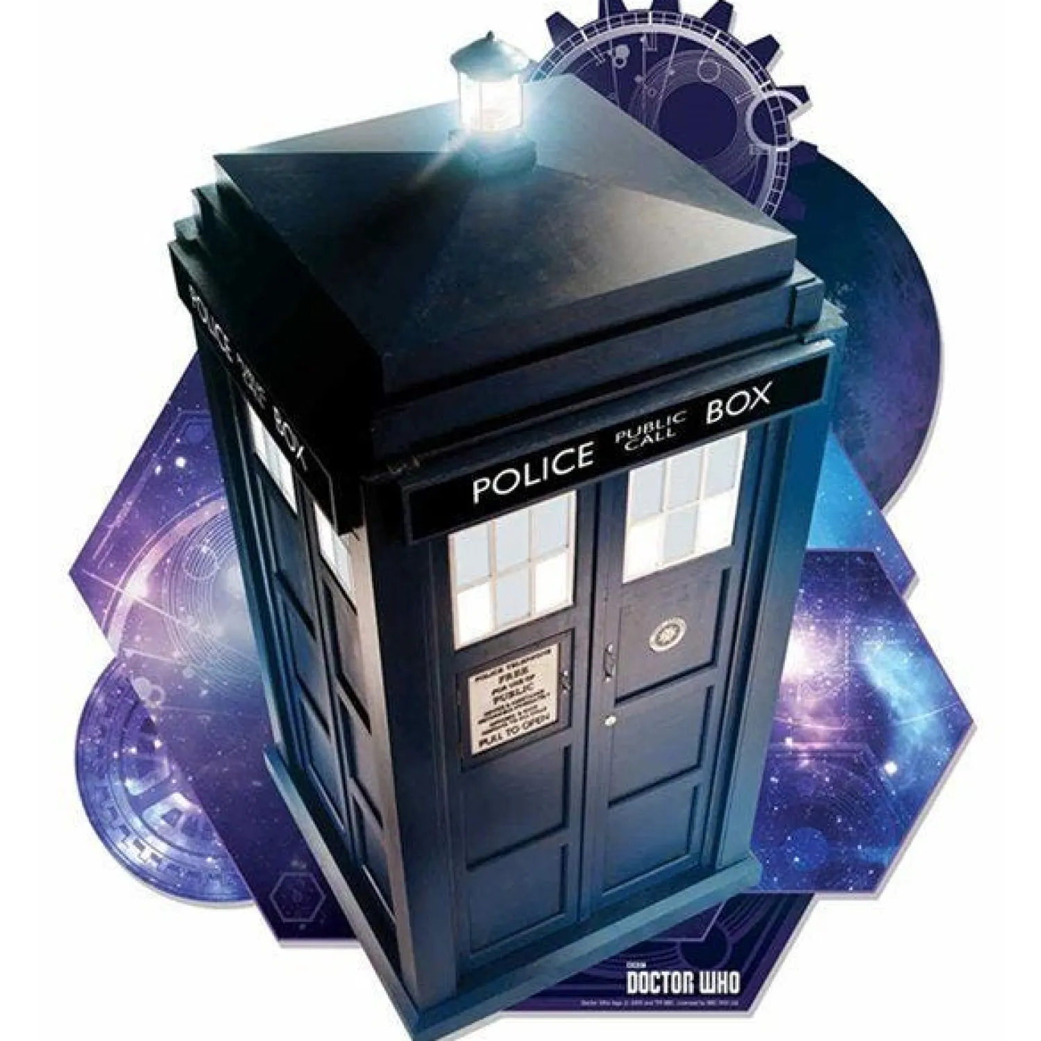 Party Delights Tardis Time & Relative Dimension In Space Cardboard Cutout - 72Cm X 48Cm< Cardboard Cut Outs