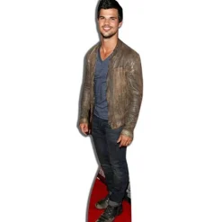 Party Delights Taylor Lautner Cardboard Cutout - 178Cm X 49Cm< Cardboard Cut Outs