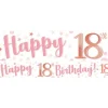 Party Delights 18Th Birthday Glitz & Glamour Paper Banners (3Pk)< Banners