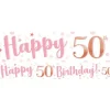 Party Delights 50Th Birthday Glitz & Glamour Paper Banners (3Pk)< Banners