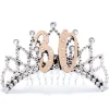 Party Delights 30Th Rose Gold Tiara (Tiaras)< Hats & Headwear