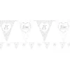 Party Delights 25Th Silver Wedding Anniversary Flag Bunting - 3.7M< Bunting